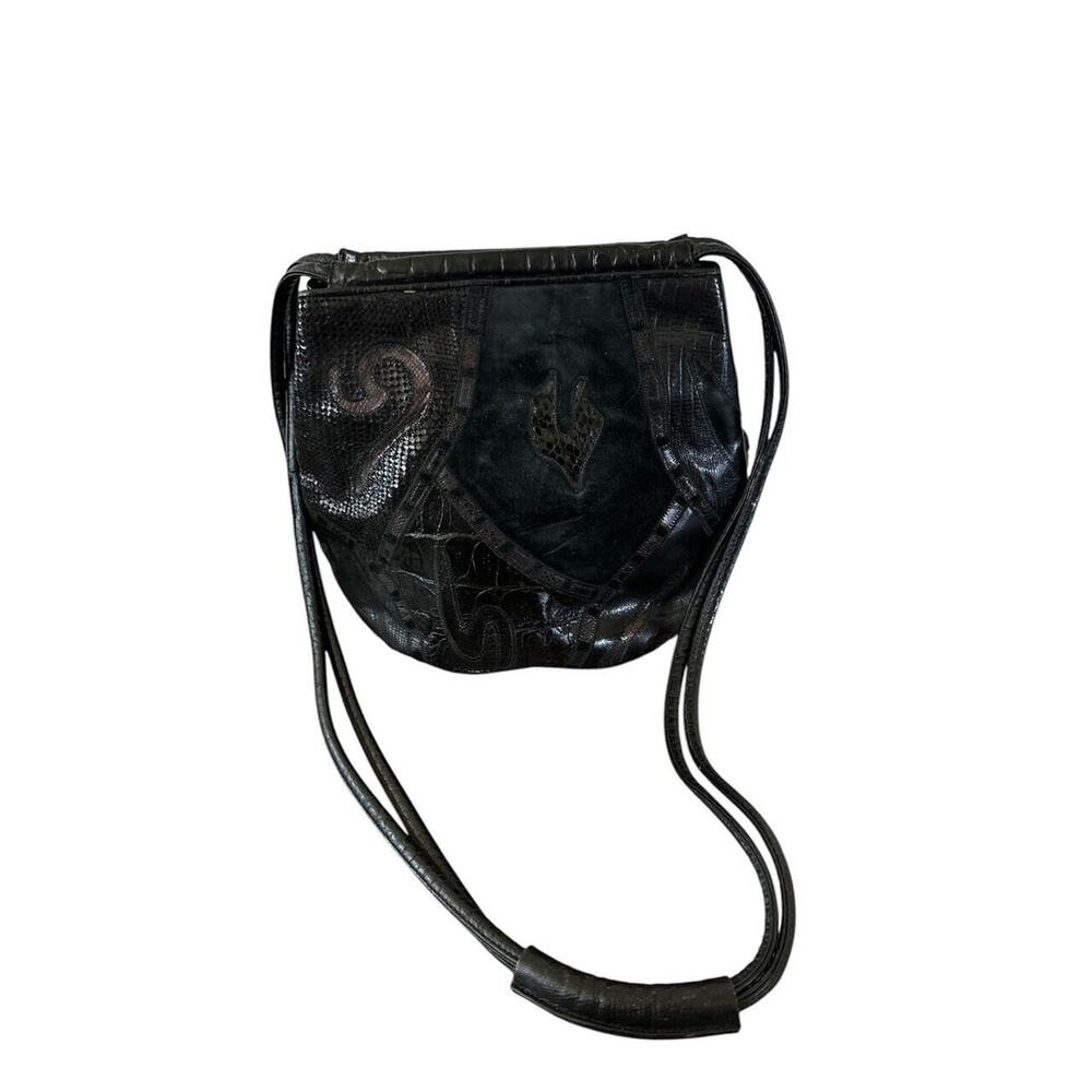 Sharif Black Crossbody Bag
